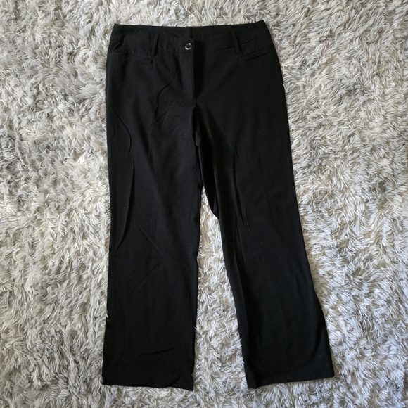 Cato Pants - Cato Women's Classic Black Trousers - Size 14